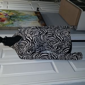 Black & White Print Shirt